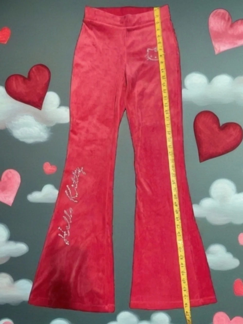 Forever 21 x Hello Kitty 50th Anniversary Pink Velour Track Set Size Small